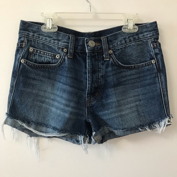 URBAN OUTFITTERS BDG TOMGIRL MID-RISE JEAN SHORTS - Picture 5 of 16